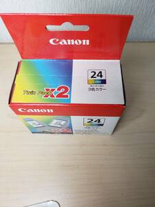 E-467 Canon キヤノン 純正 インクカートリッジ BCI-24 Color 3色カラー 2個入りパック BCI-24CLR2P 他のおまけ付き　1個