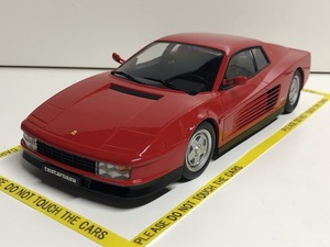 KK scale 1/18 Ferrari Testarossa 1986 レッド　ダイキャスト製　フェラーリ　テスタロッサ