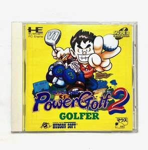 【B】【11518H】☆★ 【送料無料】パワーゴルフ2 ハドソン PCエンジン CD-ROM2 PCE 起動チェック済み 現状品★☆ 