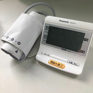 Panasonic パナソニック 上腕血圧計 血圧計 ホワイト 健康 上腕式血圧計 上腕式 EW-BU15 中古　動作確認済み　W-0530-22
