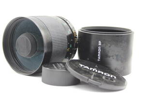 【訳あり品】 タムロン Tamron SP 500mm F8 前後キャップ フード付き ペンタックス Kマウント ミラーレンズ s5563