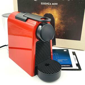 NESPRESSO D30-RE-W ネスプレッソ オリジナル カプセル式コーヒーメーカー エッセンサ ミニ ルビーレッド 2022年製 美品