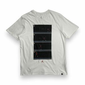 NIKE ナイキ ジョーダンブランド 半袖 プリント Tシャツ ホワイト XL バスケ