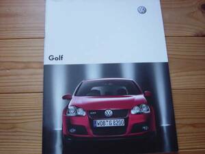 カタログ　VW　Golf 　ゴルフⅤ　0504　P50
