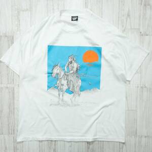 古着 90s SCREEN STARS プリントTシャツ トップス メンズXL ホワイト USA製 シングルステッチ