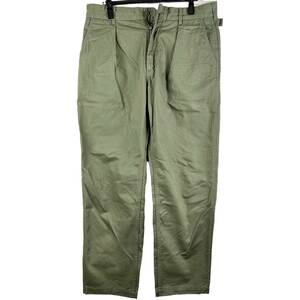 ENGINEERED GARMENTS(エンジニアドガーメンツ) Oversized Faded Stripe Wide Pants (khaki)