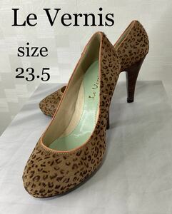 Le Vernis ハラコ　豹柄パンプス