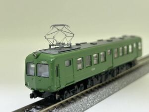 モハ5001(M車) 動作確認・ライト点灯確認 単品 マイクロエース A0098 岳南鉄道 5000系 懐かしの名車 青ガエル 2両セット ばらし品