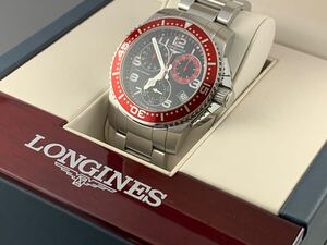 メンズ腕時計 クォーツ クロノグラフ ロンジン ハイドロコンクエスト LONGINES HYDRO CONQUESTL3.690.4 動作品