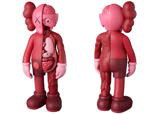 新品未開封品　本物　KAWS COMPANION OPEN EDITION 2体SET 人体模型＆コンパニオン　赤RED