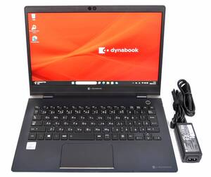 美品 ☆Dynabook G83/FR Core i7-10510U 1.8(4.9)G/NVMe 256GB/16GB/13.3FHD 1920x1080/Wi-Fi 6/Bt/カメラ/Office 2021/W11&リカバリ☆1217