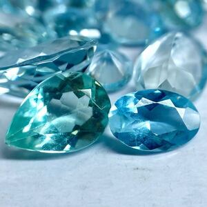 1円〜!!●天然アクアマリンおまとめ49ct●d 約9.8g ルース 裸石 宝石 ジュエリー jewelry aquamarine ベリル w3 64