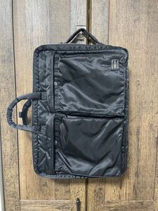 定価50,600円 即決 PORTER 3WAY ポーター ブリーフケース タンカー 2層式 バッグ リュック 黒 ブラック 吉田カバン 生産終了