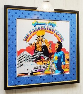 ジミー・クリフ/レコジャケ ポスター 額装/ハーダー・ゼイ・カム/Jimmy Cliff/The Harder They Come/レゲエ/Reggae Art interior decorate