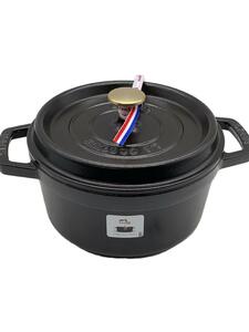 Staub◆鍋/容量:2L/BLK/40509-487/ピコ・ココットラウンド/20cm