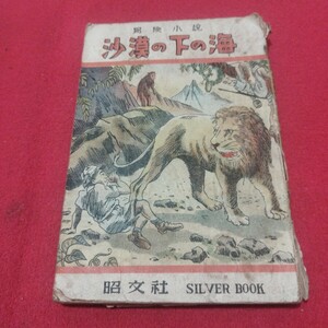 冒険小説 砂漠の下の海 澤渡吉彦 昭和22年 昭文社 ロストワールドSF　検） 戦前明治大正古書和書古文書古本NK　