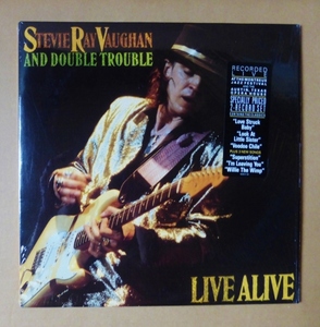 STEVIE RAY VAUGHAN「LIVE ALIVE」米ORIG [EPIC] ステッカー有シュリンク美品