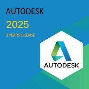 正規品 Autodesk 2022～2025 Win64bit & Mac 3年版AutoCAD/LT、Architecture、Revit、Maya、3ds Max、Fusion 360、Civil 3D 72製品