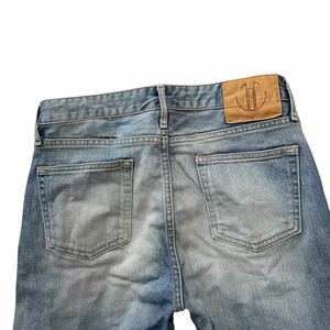 ストレッチデニム 日本製 ユーズド加工 チェーンステッチ JAPAN BLUE JEANS ジャパンブルージーンズ スリム メンズ ジーパン U813080