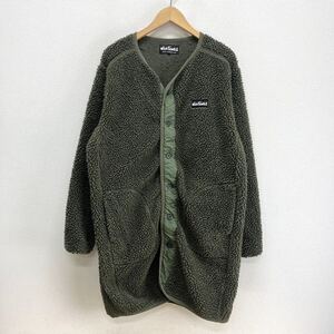 WILDTHINGS × FREAK’S STORE ワイルドシングス フリークスストア WT19461N-DI FLUFFY ボアノーカラーコート ロング ブルゾン S 10122063