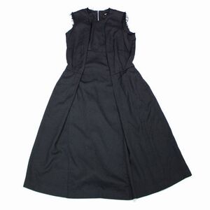 COMME des GARCONS コム デ ギャルソン 19AW カットオフ ノースリーブ ワンピース S ブラック