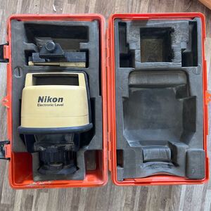 M-1245★140サイズ Nikon ニコン Electronic Level System 電子レベル AL-20 測量機器 通電確認済