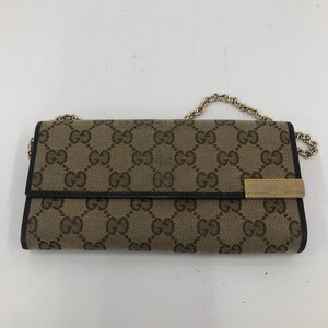 GUCCI グッチ 財布 GGキャンバス チェーンウォレット 26-541.478442【CLAQ7018】