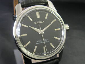 King Seiko/キングセイコー KS セカンドモデル Ref.44-9990 Cal.44A ブラック 手巻 オーバーホール/新品仕上済 1967年製造