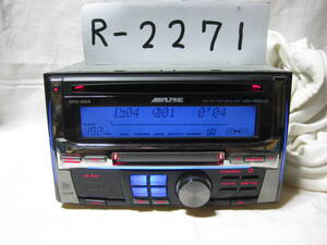 R-2271　ALPINE　アルパイン　MDA-W925JW　MP3　MDLP　2Dサイズ　CD&MDデッキ　故障品