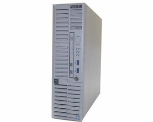 NEC Express5800/T110h-S (N8100-2306Y) 水冷 Xeon E3-1220 V5 3.0GHz(4C) メモリ 8GB HDD 300GB×3 (SAS 2.5インチ) DVDマルチ