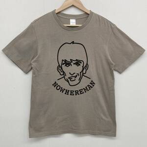 レア 02AW NumberNine ジョージ期 Tシャツ ブラウン ナンバーナイン 2サイズ NOWHERE MAN ジョージハリスン 半袖 Tee 初期 archive 3070598