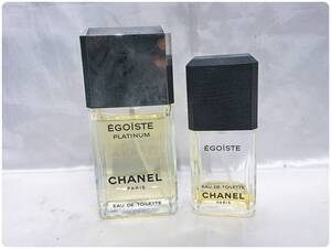 ⑩ CHANEL シャネル PLATINUM EGOISTE エゴイスト プラチナム EAU DE TOILETTE オードトワレ 2点 セット