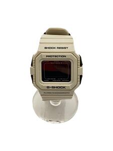 CASIO◆ソーラー腕時計・G-SHOCK/デジタル/WHT/WHT