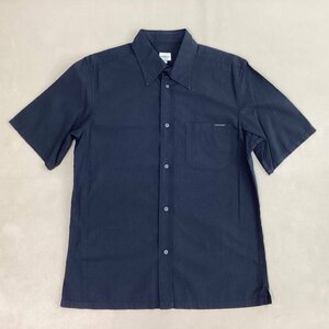 ■CK Calvin Klein Jeans カルバンクライン 半袖コットンシャツ 綿 オンワード樫山 メンズ サイズL ブラック 黒/0.16kg■