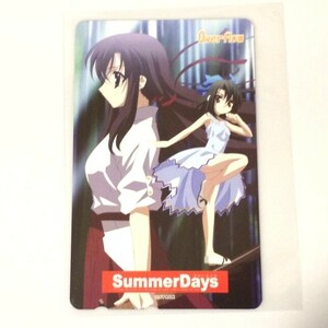 未使用　Summer Days　ヨドバシカメラ特典　テレホンカード　50度数　School Days　スクールデイズ　サマーデイズ