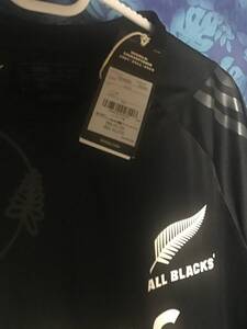 ラグビー＆All Blacks ファンへ！★ adidasオールブラックスブラックス サポーターズ Tシャツ パフォーマンスシャツ HZ4506★2XL★新品！