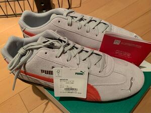 PUMA スピードキャット シールドSD 開封済未使用品 送料無料 27.0cm ドライビングシューズ グレー Speedcat SD ash gray-red-puma black