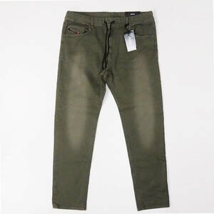 新品正規品 DIESEL ディーゼル JOGG JEANS NARROT R670M ストレッチ キャロット デニム ミリタリーグリーン W34