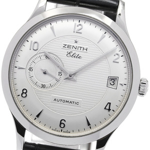 ゼニス ZENITH 01.1125.680/02.C490 クラスエリート スモールセコンド 自動巻き メンズ _823366