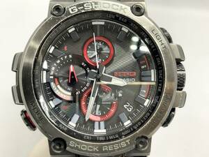 【大人気】 CASIO G-SHOCK ジーショック MTG-B1000B-1AJF　ソーラー電波時計　ブラック文字盤　メンズ　男性