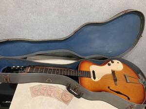 Epiphone E444T 356271 推定1963年製 GRANADA ヴィンテージ エビフォン ギター 楽器 動作未確認 ジャンク扱 詳細不明 当時物 レア