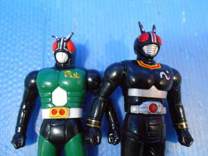 ★仮面ライダーBLACK RX/【バンダイ】「BLACK」&「RX」のミニソフビ(全高　約13㎝)