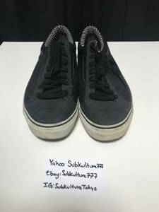 supreme　シュプリーム vans バンズ　スニーカー old skool レザー 黒 中古　28.5cm