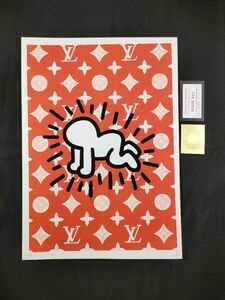世界限定100枚 DEATH NYC B04 アートポスター Keith Haring キースへリング people ヴィトン LV ポップカルチャー 現代アート