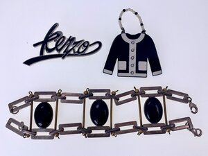 KENZO ケンゾー ブレスレット ブローチ[03-4605