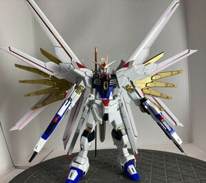 ☆1円スタート HG 1/144 マイティーストライクフリーダムガンダム 完成品☆機動戦士ガンダムSEED FREEDOM 