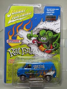 JL 2496台限定 1977 CHEVY G-20 VAN RAT FINK シェビーバン ラット フィンク 1STOPDIECAST LIMITED