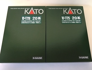 KATO 10-1725 20系寝台特急 あさかぜ 初期編成 基本8両セット+10-1726 ７両増結セット カトー Nゲージ