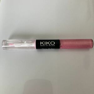 KIKO・ダブルタッチ・10アワーリップスティック・１０５・ピンク系・口紅・リップグロス・グロス・定価5860円