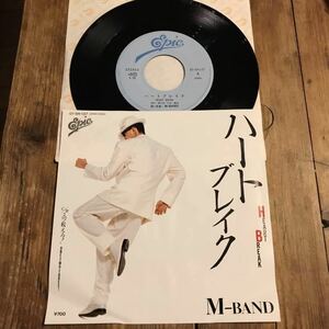 M-BAND 黒盤 7inch ハートブレイク 原宿 ローラー ロカビリー